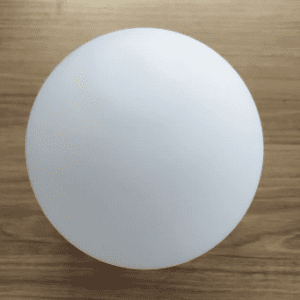Klosz szklany do lamp kula FI16cm/6,5cm otwór E14/E27 kulka matowa kinkiet